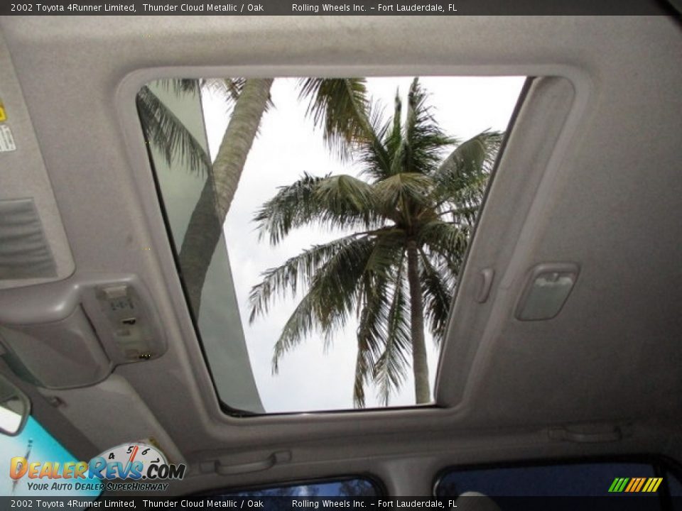 2002 Toyota 4Runner Limited Thunder Cloud Metallic / Oak Photo #2