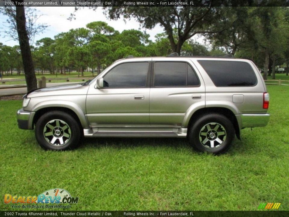 2002 Toyota 4Runner Limited Thunder Cloud Metallic / Oak Photo #3