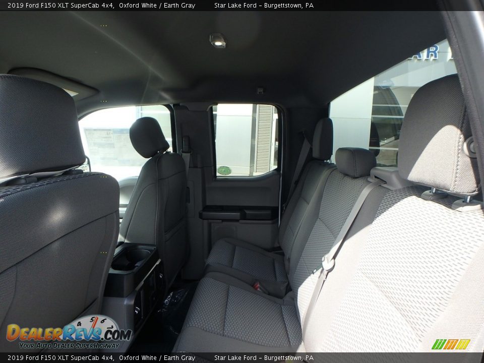 2019 Ford F150 XLT SuperCab 4x4 Oxford White / Earth Gray Photo #12