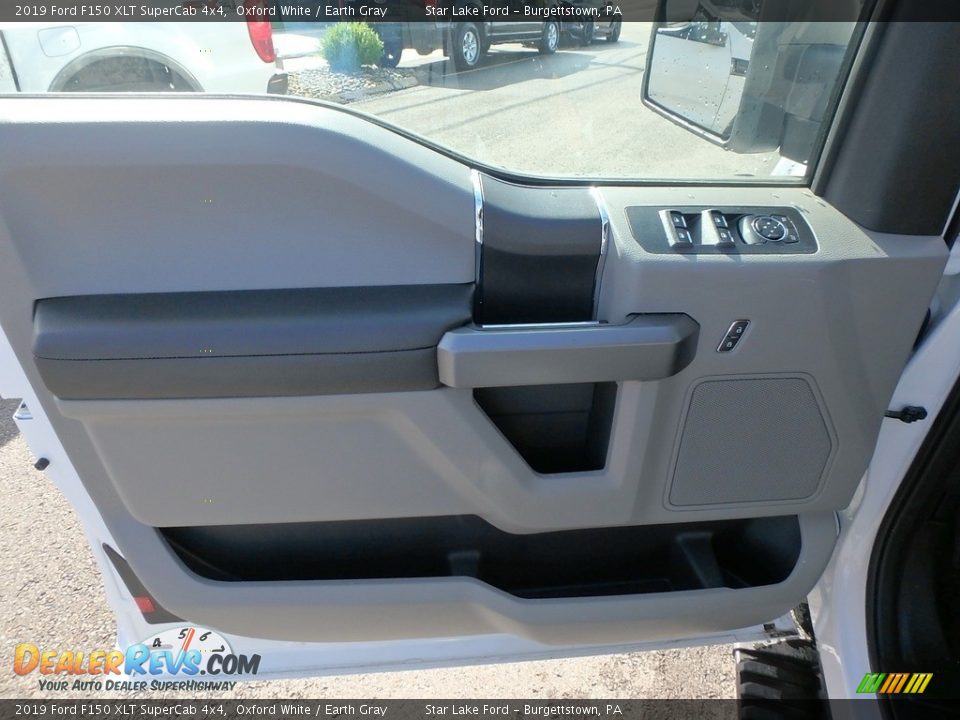 2019 Ford F150 XLT SuperCab 4x4 Oxford White / Earth Gray Photo #14