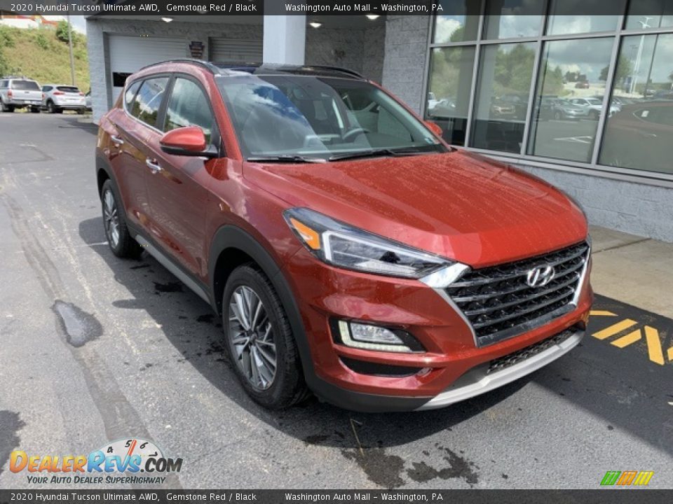 2020 Hyundai Tucson Ultimate AWD Gemstone Red / Black Photo #2