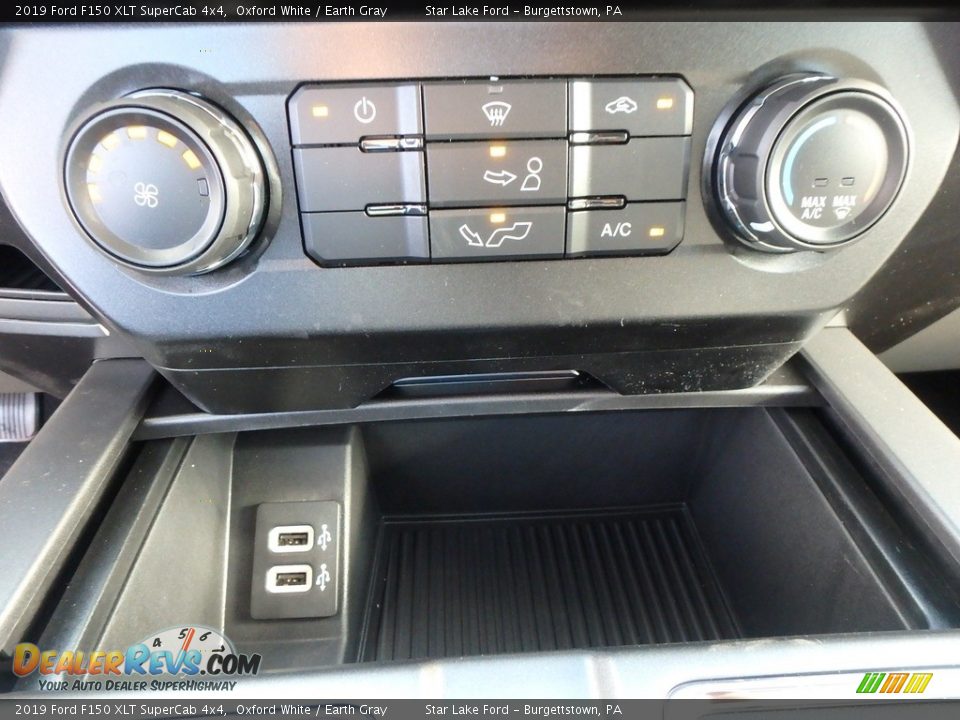 2019 Ford F150 XLT SuperCab 4x4 Oxford White / Earth Gray Photo #17