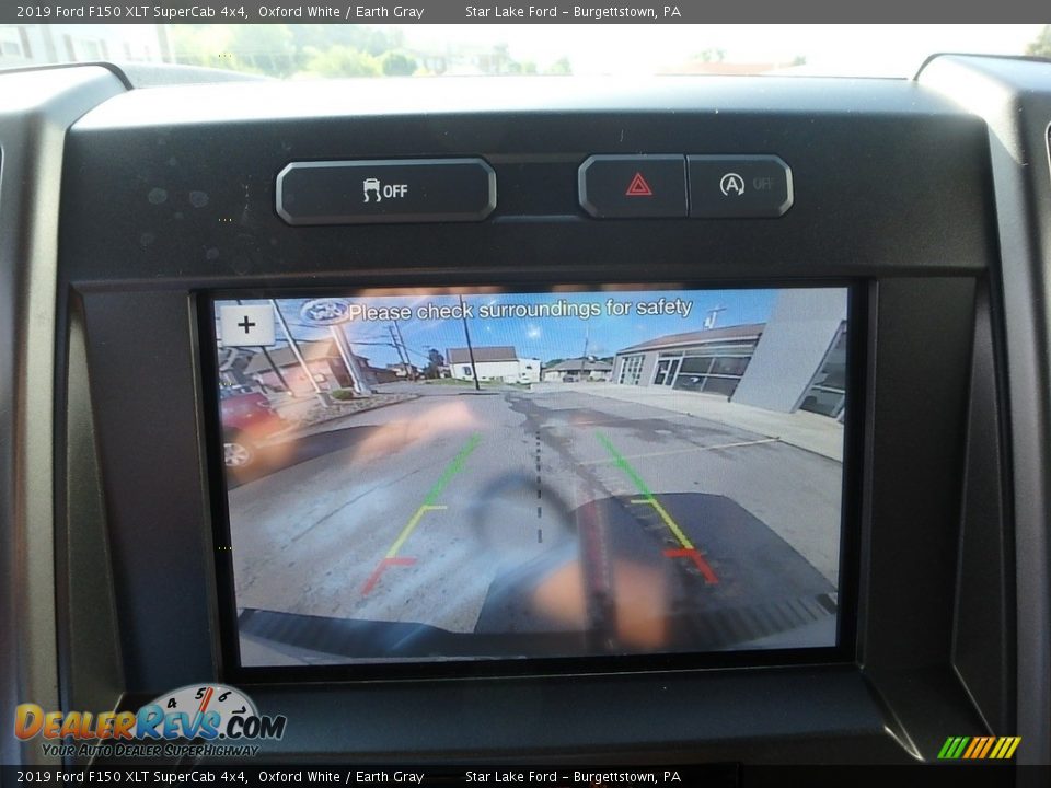2019 Ford F150 XLT SuperCab 4x4 Oxford White / Earth Gray Photo #18