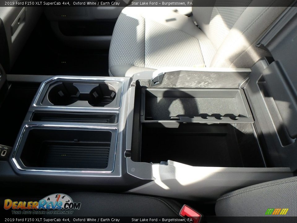 2019 Ford F150 XLT SuperCab 4x4 Oxford White / Earth Gray Photo #19