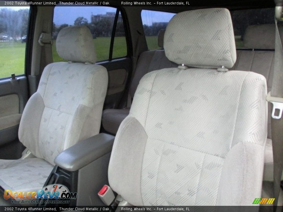 2002 Toyota 4Runner Limited Thunder Cloud Metallic / Oak Photo #6