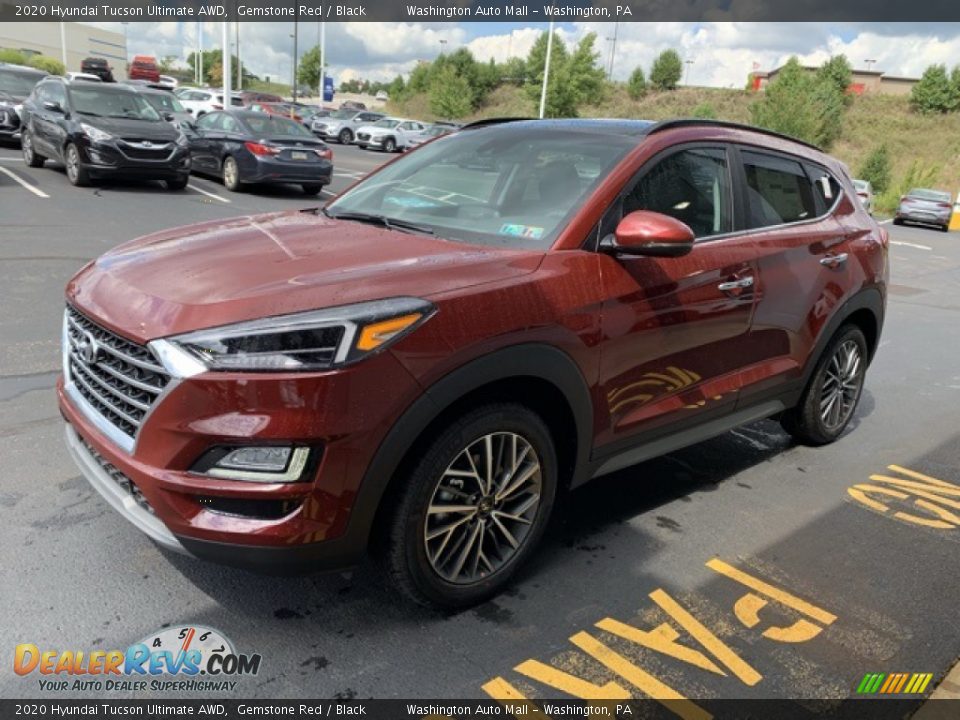 2020 Hyundai Tucson Ultimate AWD Gemstone Red / Black Photo #7