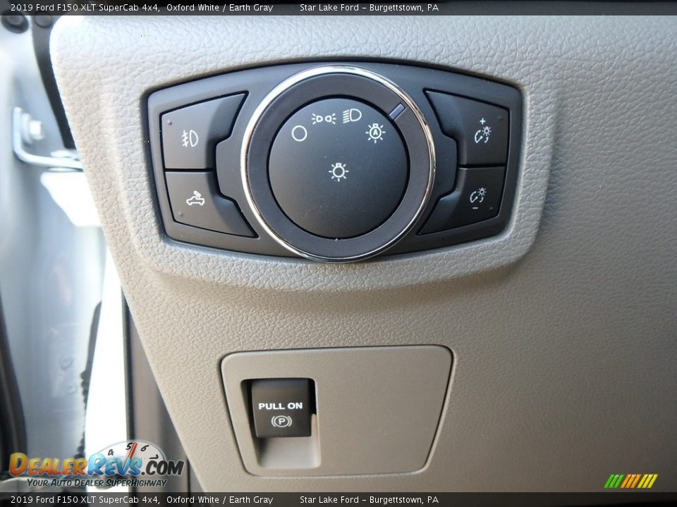2019 Ford F150 XLT SuperCab 4x4 Oxford White / Earth Gray Photo #20