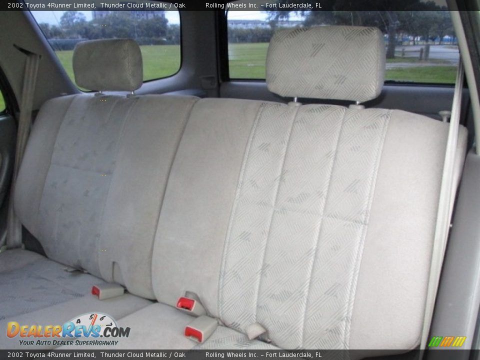 2002 Toyota 4Runner Limited Thunder Cloud Metallic / Oak Photo #8