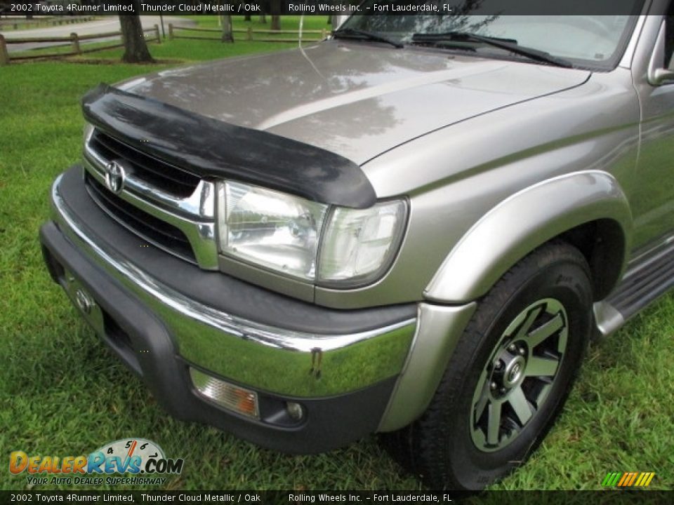 2002 Toyota 4Runner Limited Thunder Cloud Metallic / Oak Photo #17