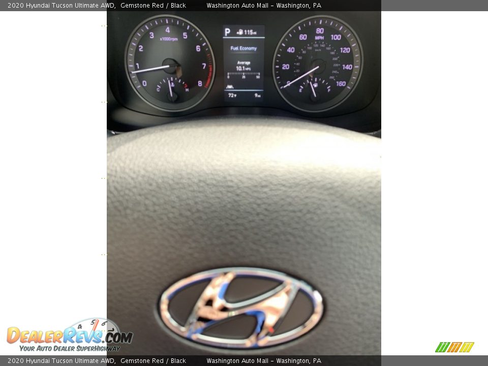 2020 Hyundai Tucson Ultimate AWD Gemstone Red / Black Photo #34