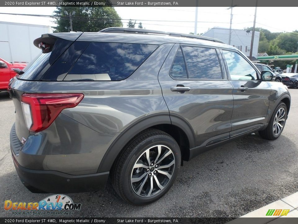 2020 Ford Explorer ST 4WD Magnetic Metallic / Ebony Photo #6