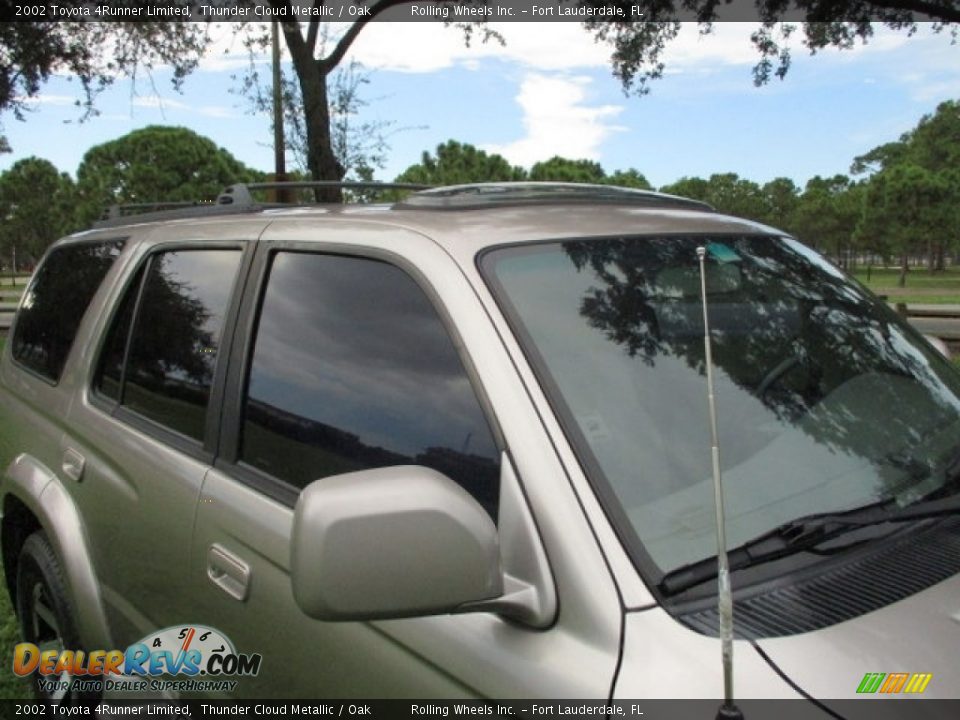 2002 Toyota 4Runner Limited Thunder Cloud Metallic / Oak Photo #22