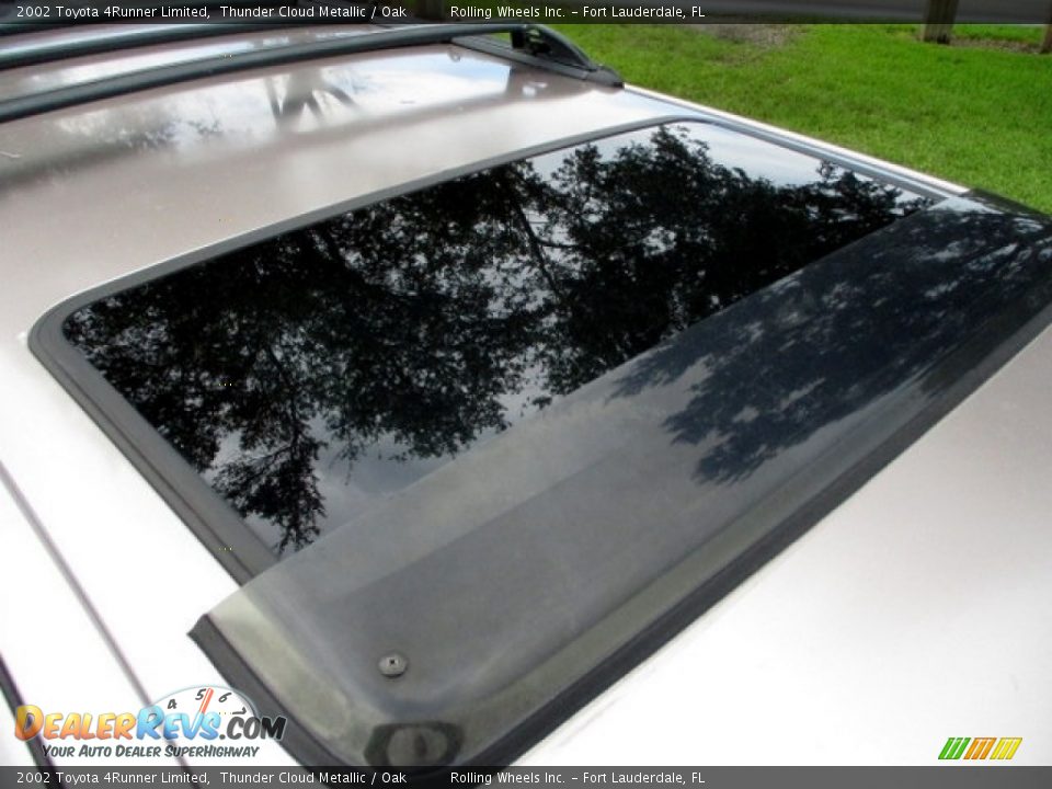 2002 Toyota 4Runner Limited Thunder Cloud Metallic / Oak Photo #24