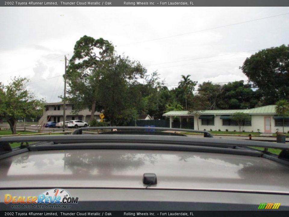 2002 Toyota 4Runner Limited Thunder Cloud Metallic / Oak Photo #28