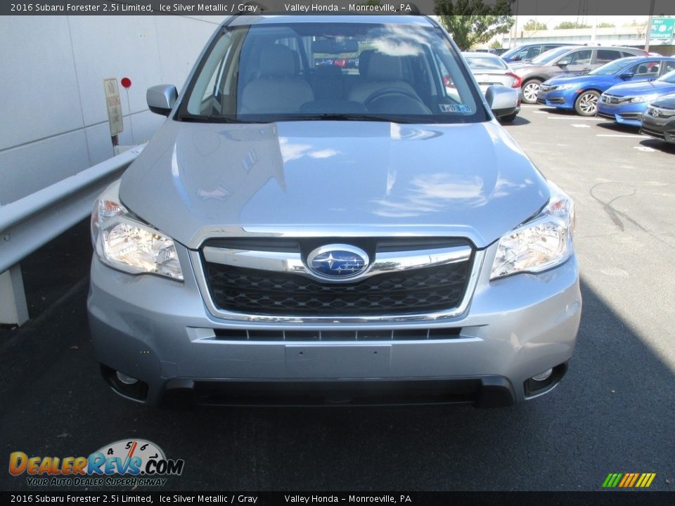 2016 Subaru Forester 2.5i Limited Ice Silver Metallic / Gray Photo #7