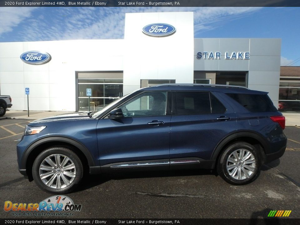 2020 Ford Explorer Limited 4WD Blue Metallic / Ebony Photo #1