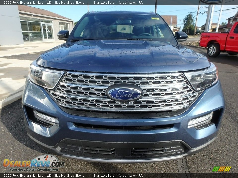 2020 Ford Explorer Limited 4WD Blue Metallic / Ebony Photo #2
