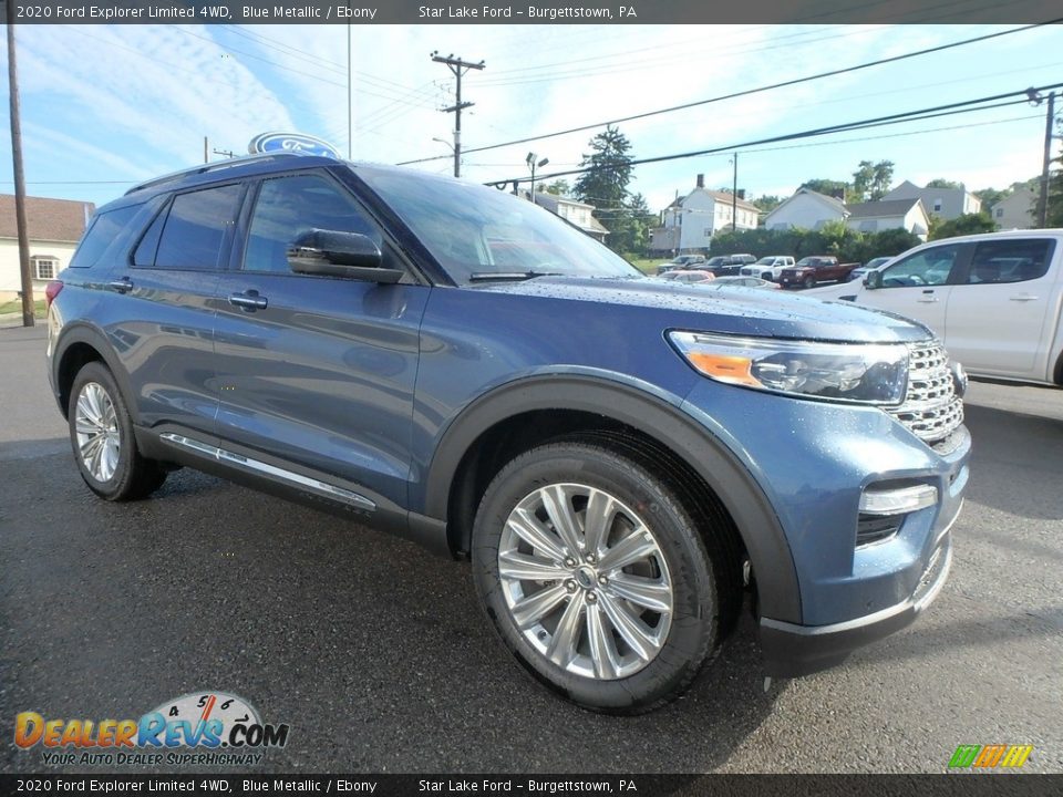 Front 3/4 View of 2020 Ford Explorer Limited 4WD Photo #3