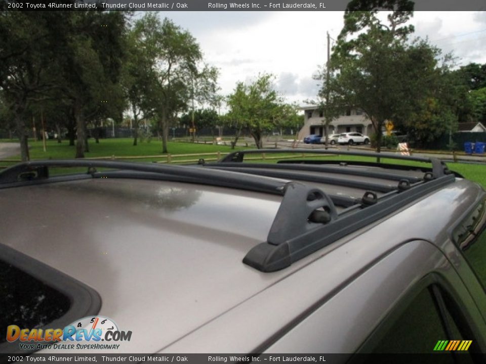2002 Toyota 4Runner Limited Thunder Cloud Metallic / Oak Photo #36