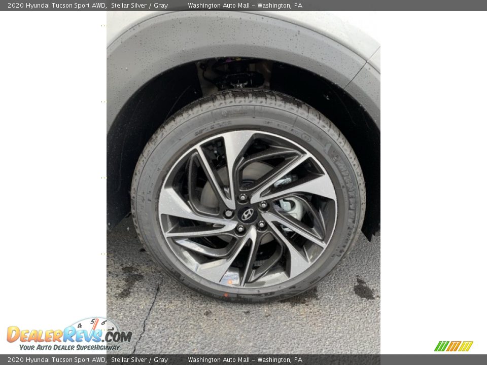 2020 Hyundai Tucson Sport AWD Stellar Silver / Gray Photo #30