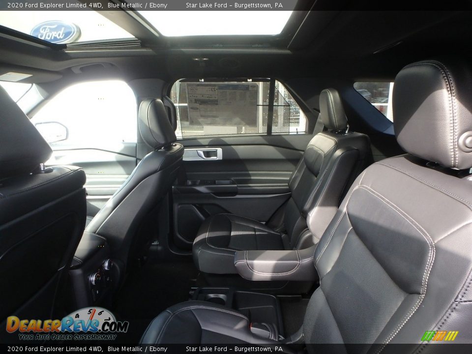 2020 Ford Explorer Limited 4WD Blue Metallic / Ebony Photo #12