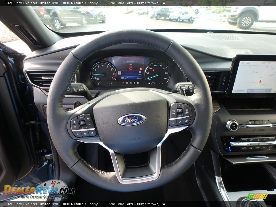 2020 Ford Explorer Limited 4WD Steering Wheel Photo #16