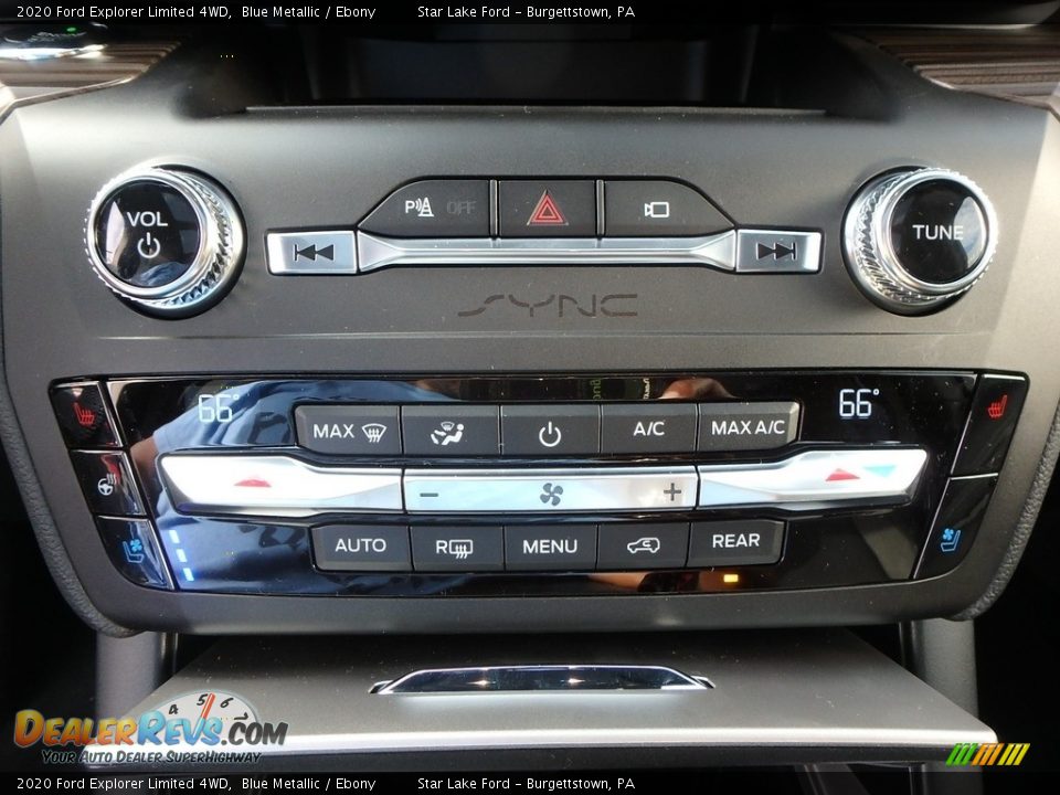 Controls of 2020 Ford Explorer Limited 4WD Photo #18