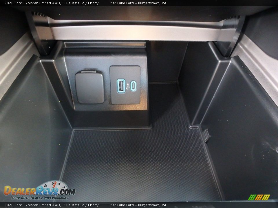 2020 Ford Explorer Limited 4WD Blue Metallic / Ebony Photo #19