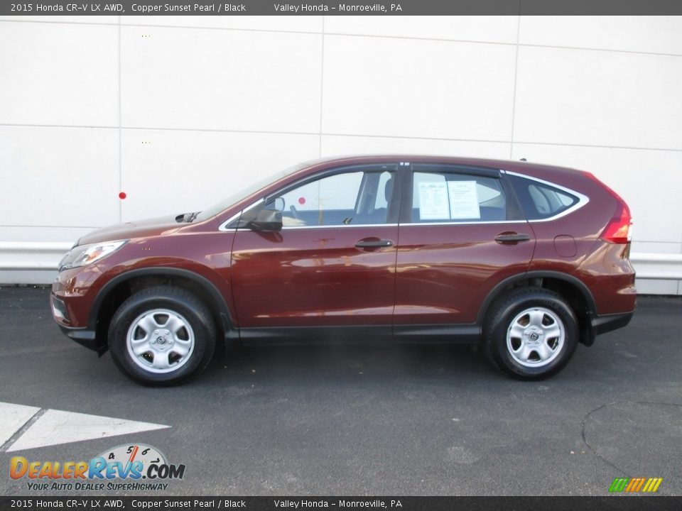 2015 Honda CR-V LX AWD Copper Sunset Pearl / Black Photo #2
