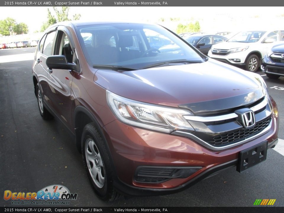 2015 Honda CR-V LX AWD Copper Sunset Pearl / Black Photo #7