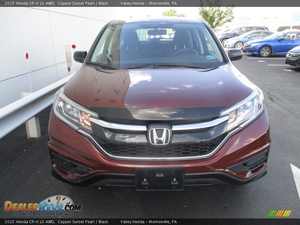 2015 Honda CR-V LX AWD Copper Sunset Pearl / Black Photo #8