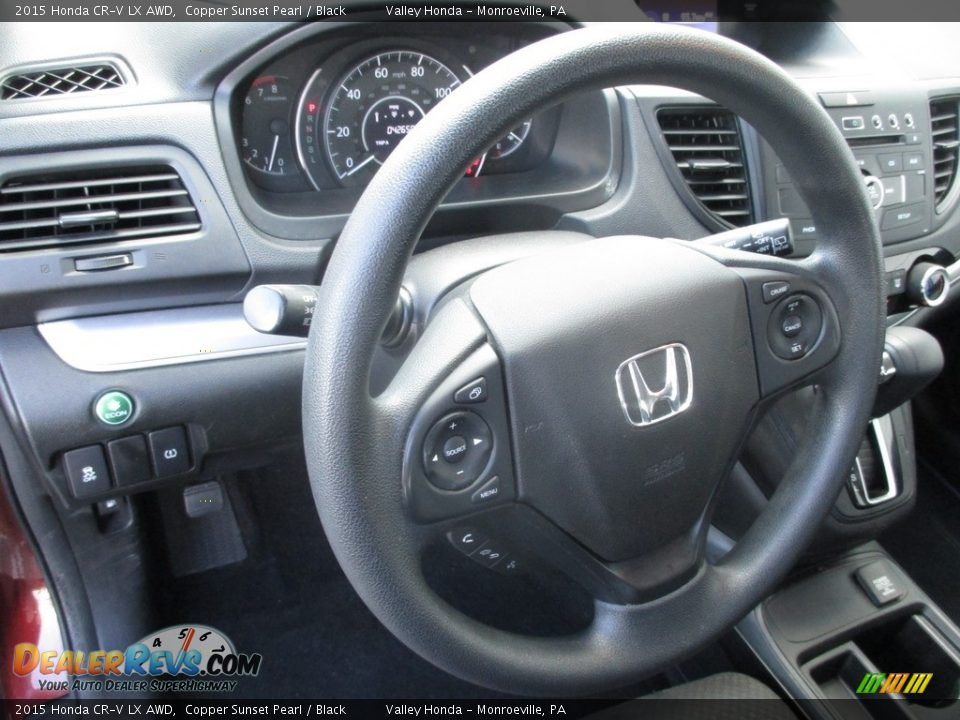2015 Honda CR-V LX AWD Copper Sunset Pearl / Black Photo #13