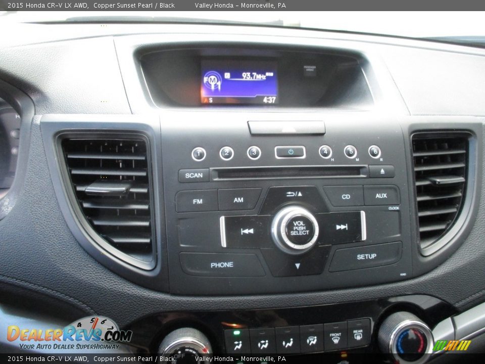 2015 Honda CR-V LX AWD Copper Sunset Pearl / Black Photo #15