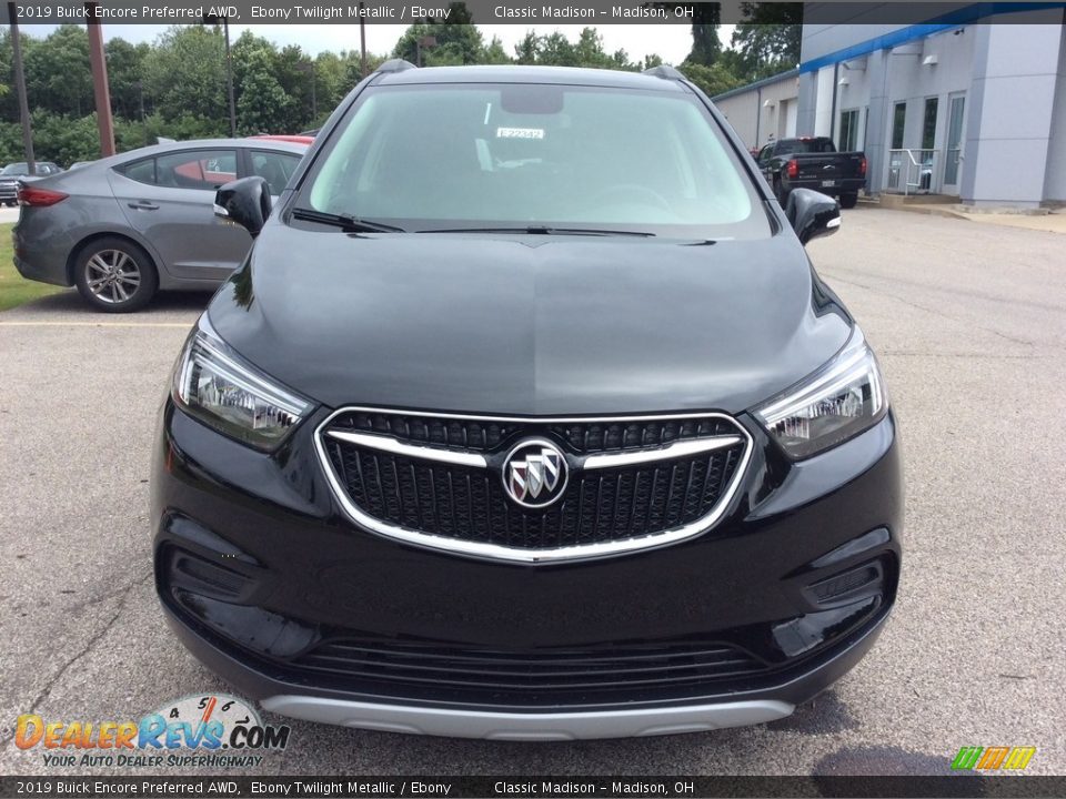 2019 Buick Encore Preferred AWD Ebony Twilight Metallic / Ebony Photo #4