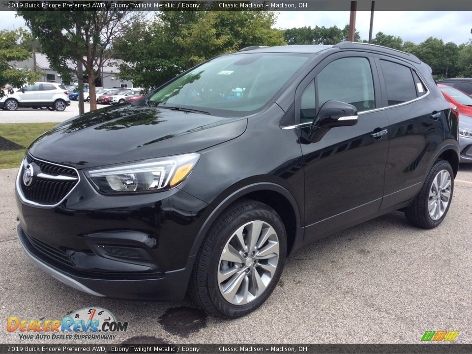 2019 Buick Encore Preferred AWD Ebony Twilight Metallic / Ebony Photo #5