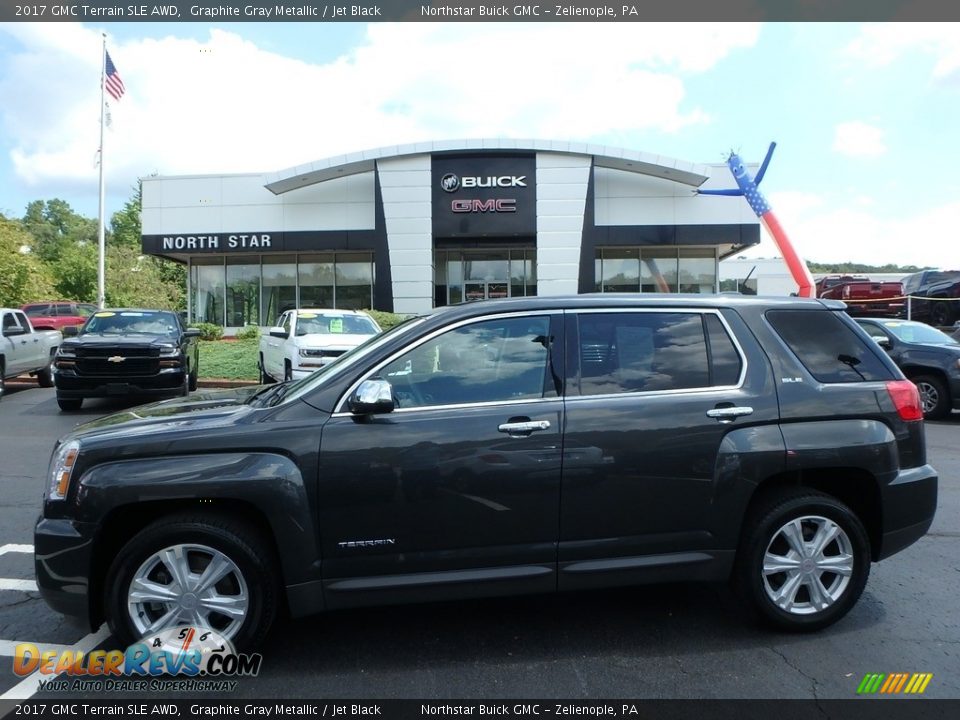 2017 GMC Terrain SLE AWD Graphite Gray Metallic / Jet Black Photo #1