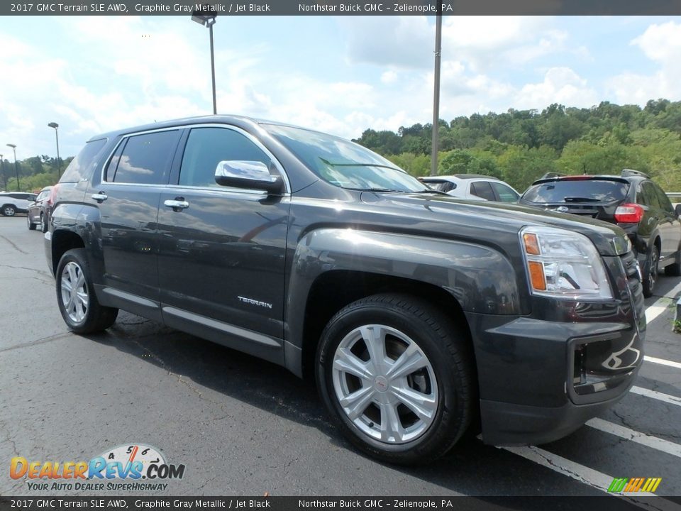 2017 GMC Terrain SLE AWD Graphite Gray Metallic / Jet Black Photo #4