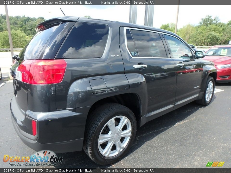 2017 GMC Terrain SLE AWD Graphite Gray Metallic / Jet Black Photo #9