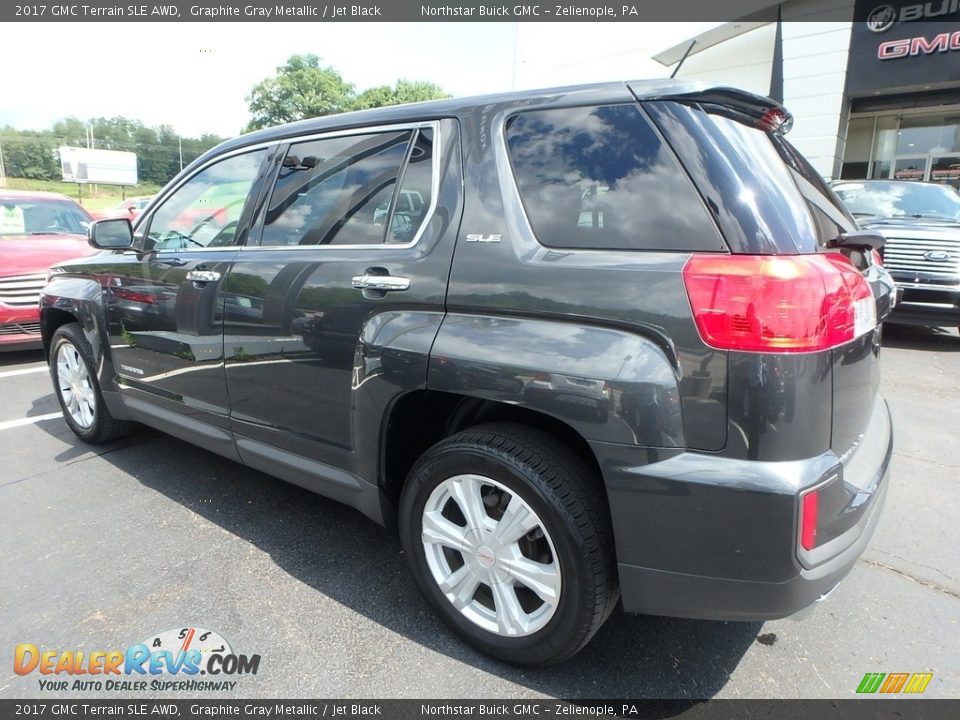 2017 GMC Terrain SLE AWD Graphite Gray Metallic / Jet Black Photo #12