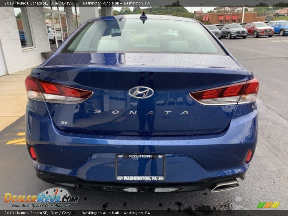 2019 Hyundai Sonata SE Blue / Gray Photo #5