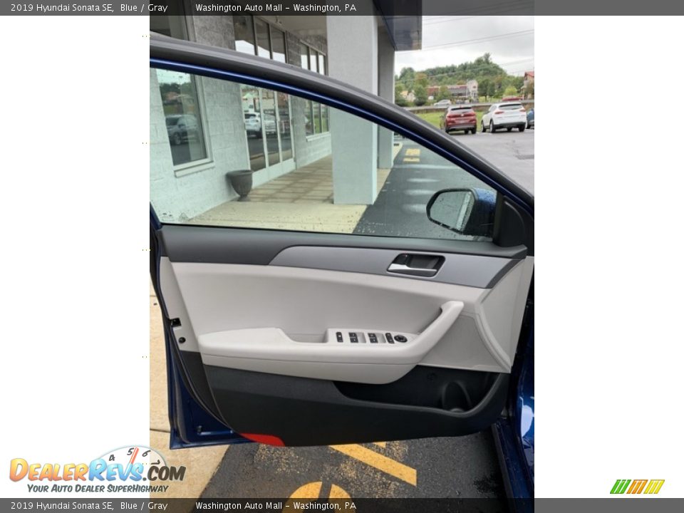 2019 Hyundai Sonata SE Blue / Gray Photo #11