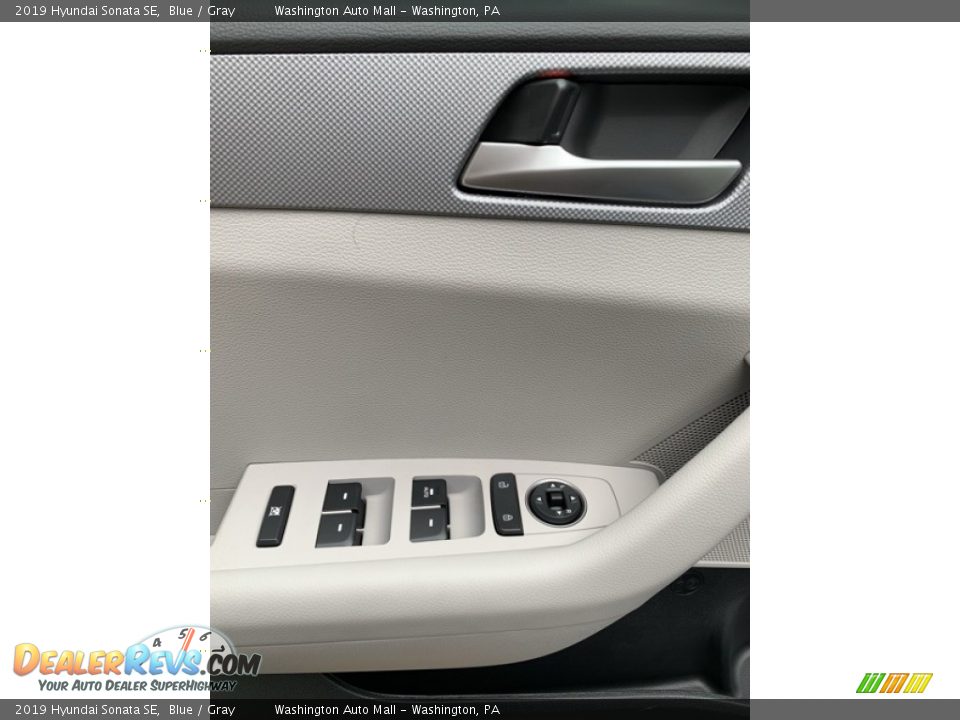 2019 Hyundai Sonata SE Blue / Gray Photo #12
