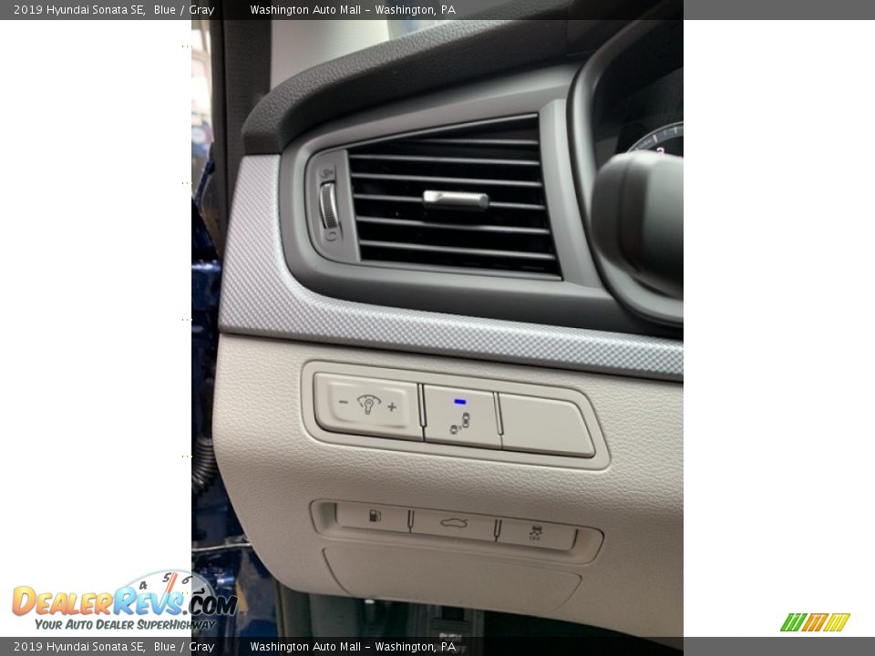 2019 Hyundai Sonata SE Blue / Gray Photo #13