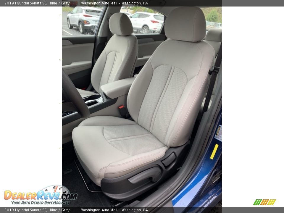 2019 Hyundai Sonata SE Blue / Gray Photo #15