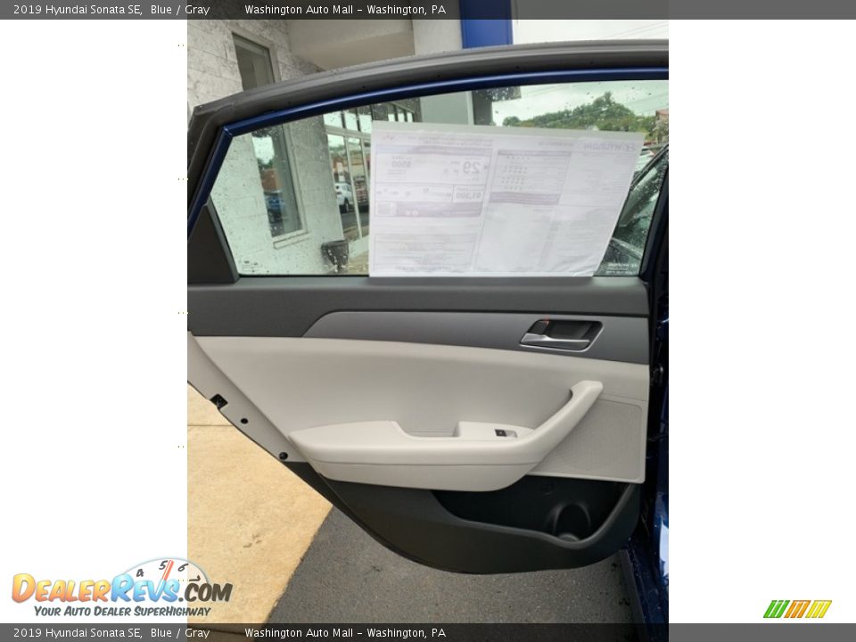 2019 Hyundai Sonata SE Blue / Gray Photo #17