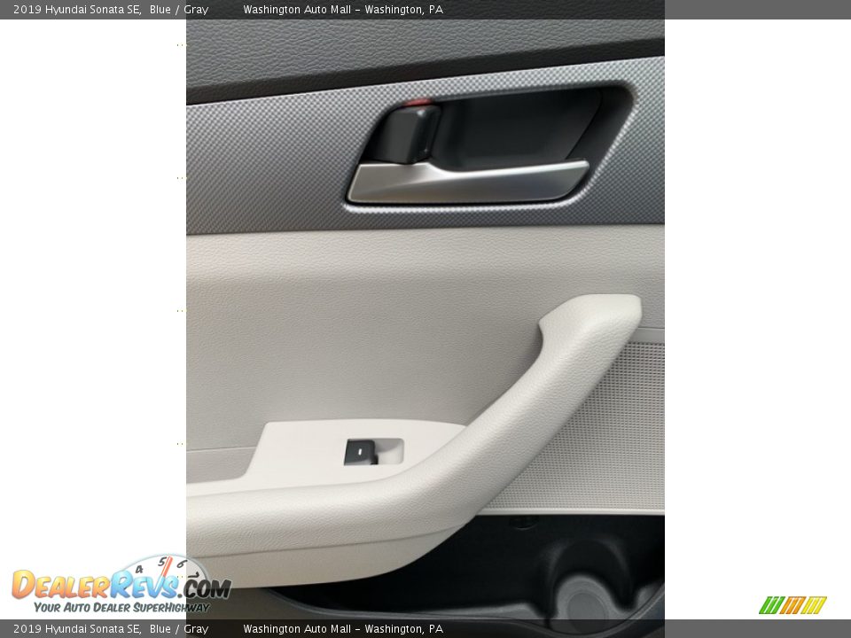 2019 Hyundai Sonata SE Blue / Gray Photo #18
