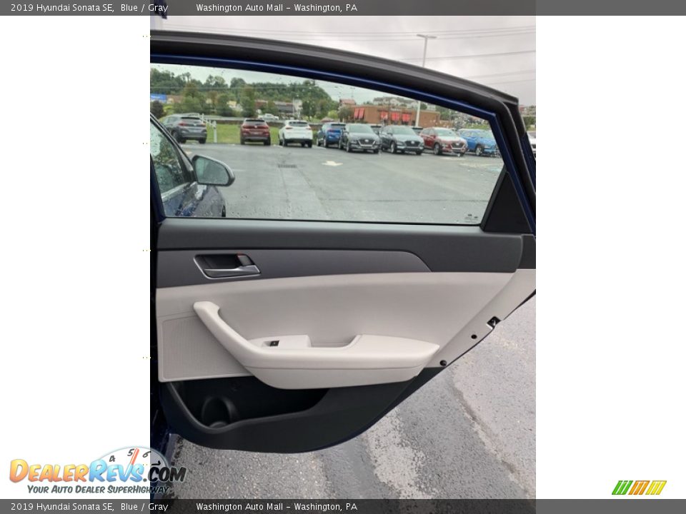 2019 Hyundai Sonata SE Blue / Gray Photo #23