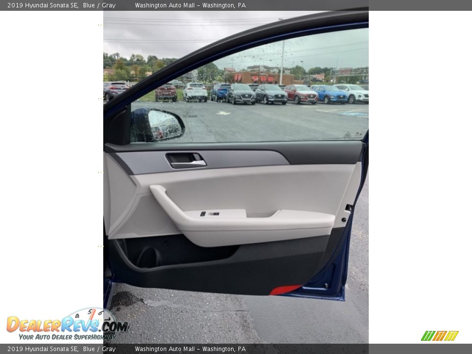 2019 Hyundai Sonata SE Blue / Gray Photo #26