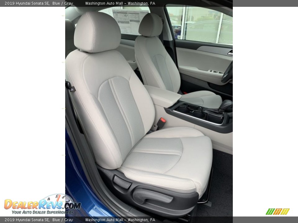 2019 Hyundai Sonata SE Blue / Gray Photo #27