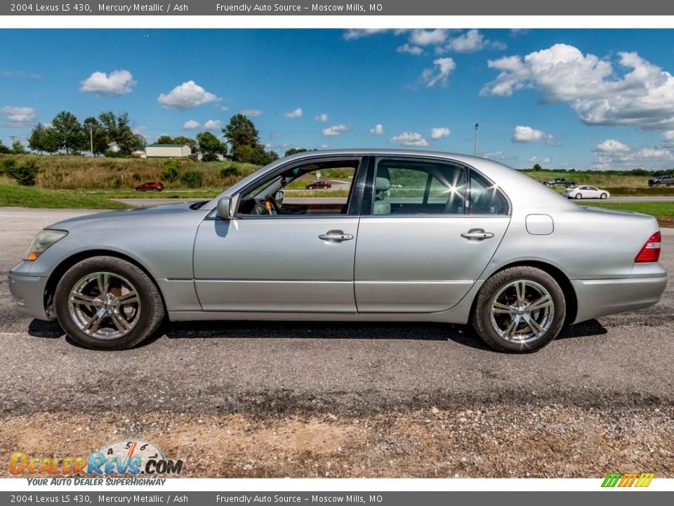 2004 Lexus LS 430 Mercury Metallic / Ash Photo #7